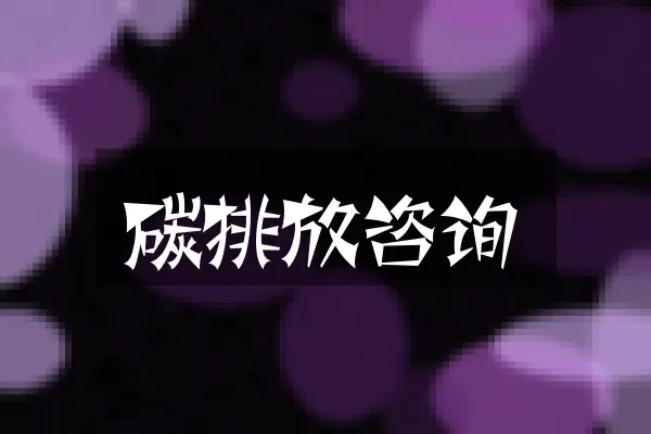 碳排放咨询